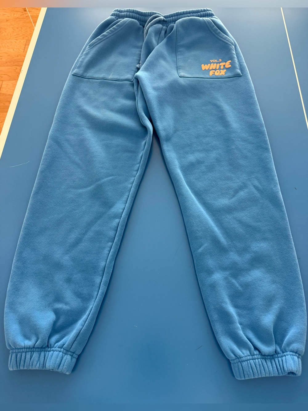 White Fox Boutique Light Blue Sweatpants. Great Condition. Size S.